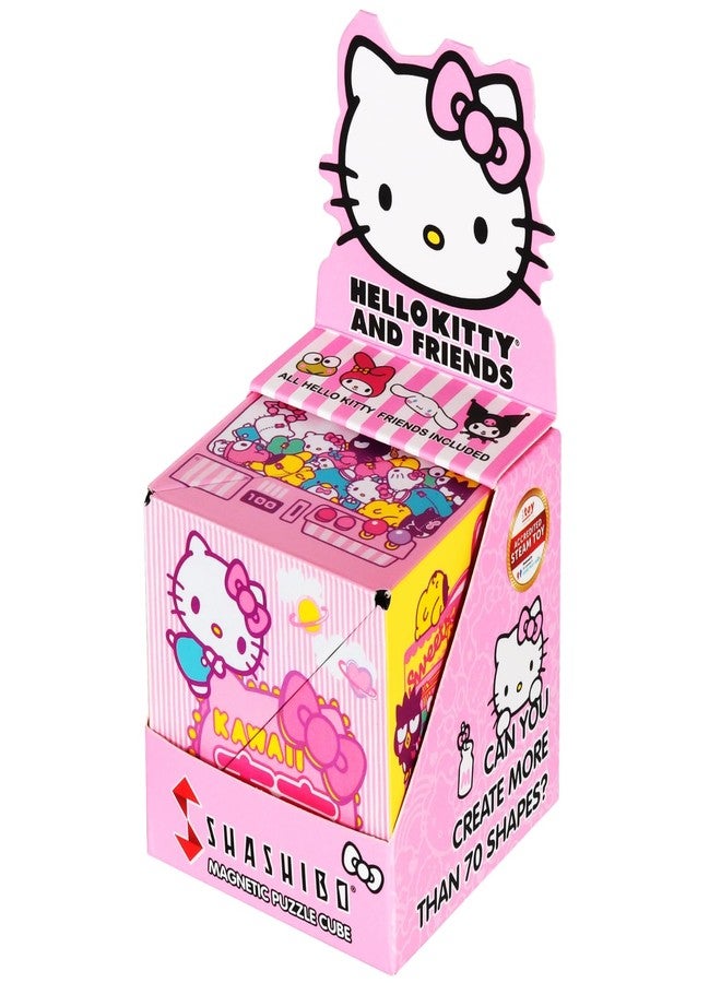 SHASHIBO Hello Kitty & Friends Shape Shifting Box - STEM Magnetic Fidget Cube That Transforms Into Over 100 Shapes, Download Fun in Motion Toys Mobile App (Kawaii) - Image 1